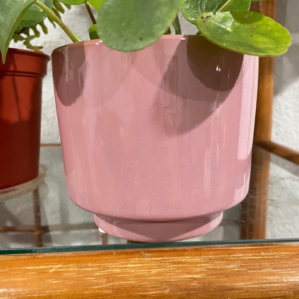Pink ceramic pot - Picture 2 of 4